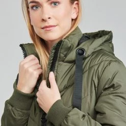 Vêtements Femme Doudounes JDY JDYSKYLAR Kaki -Manteaux Soldes Magasin 20406018 500 E