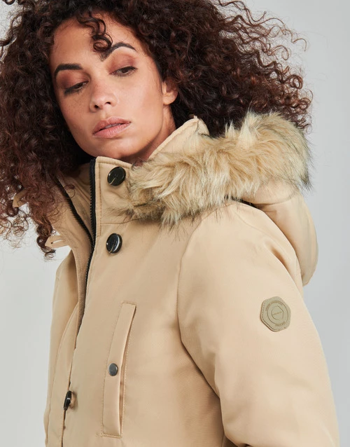 Vêtements Femme Parkas Vero Moda VMEXCURSIONEXPEDITION Beige 7 Vêtements Femme Parkas Vero Moda VMEXCURSIONEXPEDITION Beige – Image 5