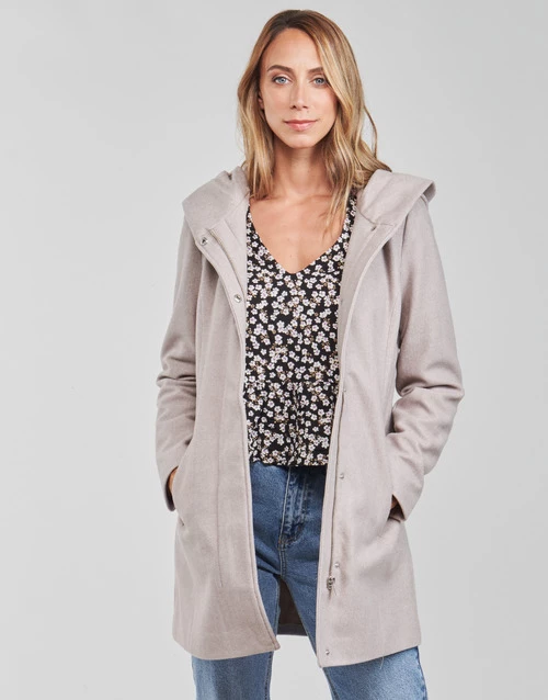 Vêtements Femme Manteaux Vero Moda VMDAFNEDORA Beige 3 Vêtements Femme Manteaux Vero Moda VMDAFNEDORA Beige