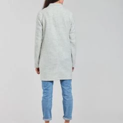 Vêtements Femme Manteaux Vero Moda VMBRUSHEDKATRINE Gris -Manteaux Soldes Magasin 20411031 500 D