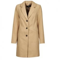Vêtements Femme Manteaux Vero Moda VMCALACINDY Camel -Manteaux Soldes Magasin 20411034 500 A