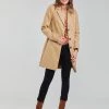 Vêtements Femme Manteaux Vero Moda VMCALACINDY Camel -Manteaux Soldes Magasin 20411034 500 B