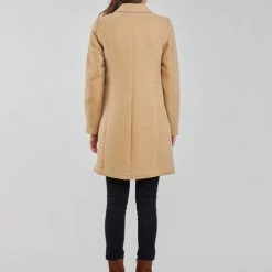 Vêtements Femme Manteaux Vero Moda VMCALACINDY Camel -Manteaux Soldes Magasin 20411034 500 D