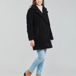 Vêtements Femme Manteaux Vero Moda VMKYLIE Noir -Manteaux Soldes Magasin 20411037 500 C