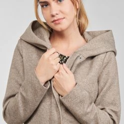 Vêtements Femme Manteaux Only ONLSEDONA Marron -Manteaux Soldes Magasin 20417117 500 E