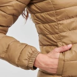 Vêtements Femme Doudounes Only ONLTAHOE Marron -Manteaux Soldes Magasin 20417122 500 E