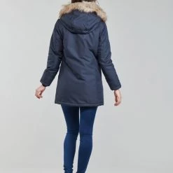 Vêtements Femme Parkas Only ONLKATY Marine 10 Vêtements Femme Parkas Only ONLKATY Marine -Manteaux Soldes Magasin 20417124 500 D