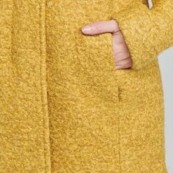 Vêtements Femme Manteaux Only ONLSEDONA Moutarde -Manteaux Soldes Magasin 20417127 500 E