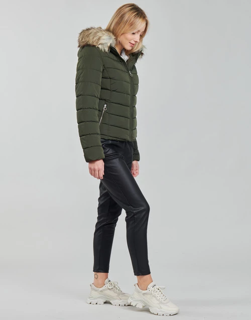 Vêtements Femme Doudounes Only ONLNEWELLAN Kaki 5 Vêtements Femme Doudounes Only ONLNEWELLAN Kaki – Image 3