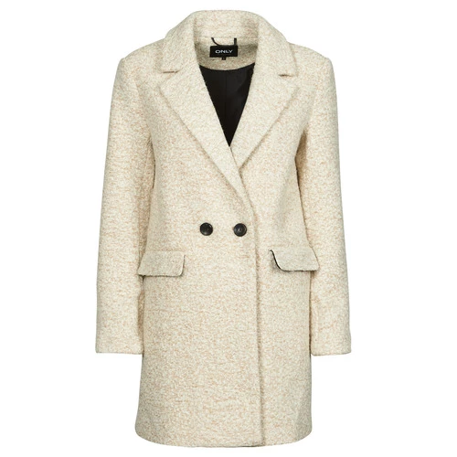 Vêtements Femme Manteaux Only ONLNEWALLY Beige 4 Vêtements Femme Manteaux Only ONLNEWALLY Beige – Image 2