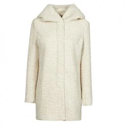 Vêtements Femme Manteaux Only ONLNEWSEDONA Beige -Manteaux Soldes Magasin 20417139 500 A