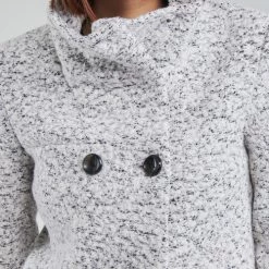 Vêtements Femme Manteaux Only ONLNEWSOPHIA Blanc -Manteaux Soldes Magasin 20417142 500 E