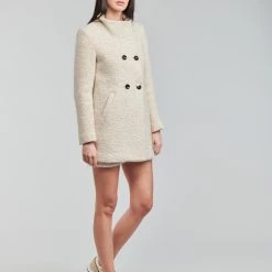 Vêtements Femme Manteaux Only ONLNEWSOPHIA Beige -Manteaux Soldes Magasin 20417143 500 C