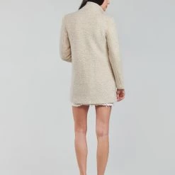 Vêtements Femme Manteaux Only ONLNEWSOPHIA Beige -Manteaux Soldes Magasin 20417143 500 D