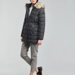 Vêtements Femme Doudounes Only ONLLUNA Gris -Manteaux Soldes Magasin 20417155 500 C