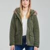 Vêtements Femme Parkas Only ONLSTARLINE Kaki -Manteaux Soldes Magasin 20417160 500 B