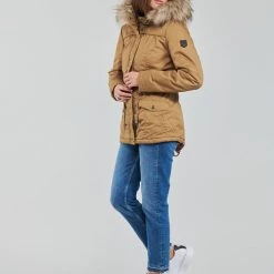 Vêtements Femme Parkas Only ONLKATIE Marron 9 Vêtements Femme Parkas Only ONLKATIE Marron -Manteaux Soldes Magasin 20417166 500 C