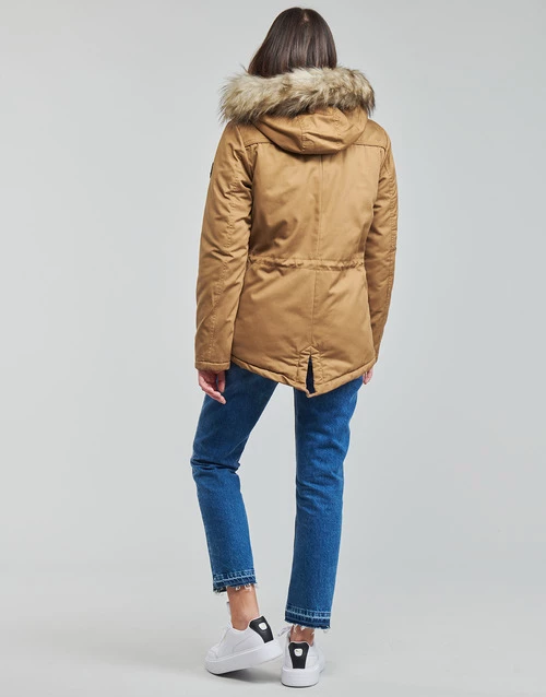 Vêtements Femme Parkas Only ONLKATIE Marron 6 Vêtements Femme Parkas Only ONLKATIE Marron – Image 4