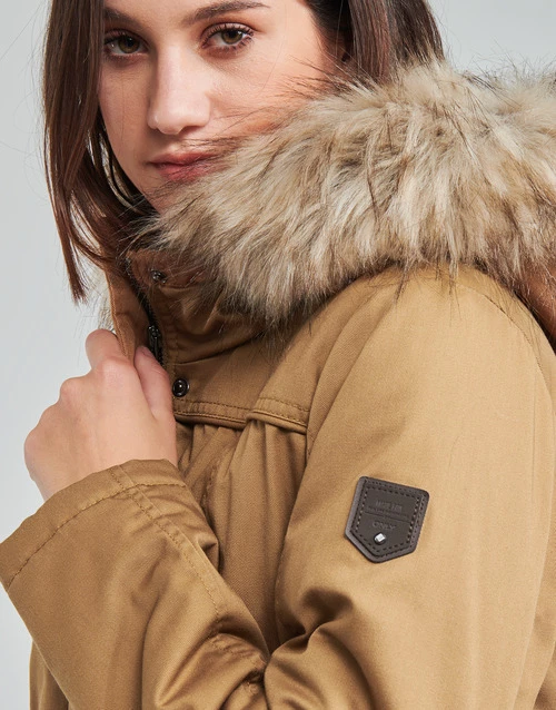 Vêtements Femme Parkas Only ONLKATIE Marron 7 Vêtements Femme Parkas Only ONLKATIE Marron – Image 5