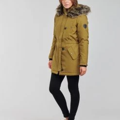 Vêtements Femme Parkas Only ONLIRIS Marron -Manteaux Soldes Magasin 20417168 500 C
