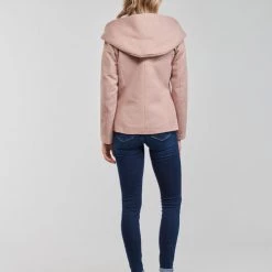 Vêtements Femme Manteaux Only ONLNEWSEDONA Rose -Manteaux Soldes Magasin 20417172 500 D