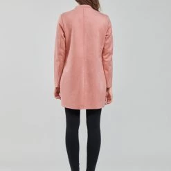 Vêtements Femme Manteaux Only ONLSOHO Rose -Manteaux Soldes Magasin 20417173 500 D