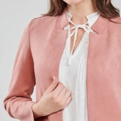 Vêtements Femme Manteaux Only ONLSOHO Rose -Manteaux Soldes Magasin 20417173 500 E
