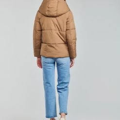 Vêtements Femme Doudounes Only ONLSYDNEY Marron -Manteaux Soldes Magasin 20417178 500 D