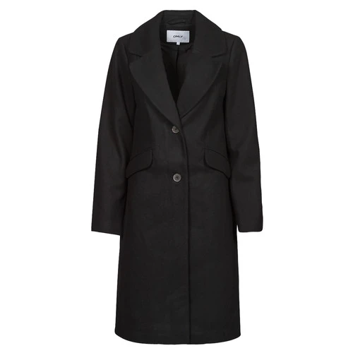 Vêtements Femme Manteaux Only ONLLOUIE Noir 4 Vêtements Femme Manteaux Only ONLLOUIE Noir – Image 2