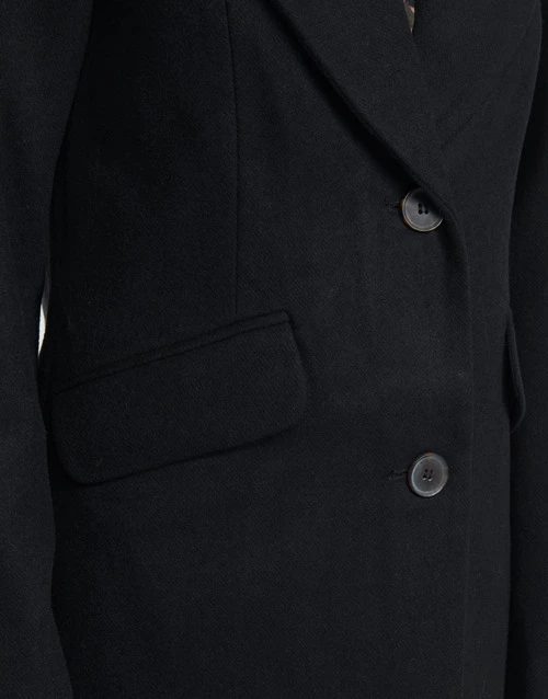 Vêtements Femme Manteaux Only ONLLOUIE Noir 7 Vêtements Femme Manteaux Only ONLLOUIE Noir – Image 5