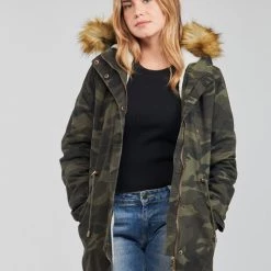 Vêtements Femme Parkas Yurban PEPINA Kaki