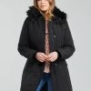 Vêtements Femme Parkas Betty London PAPAKA Noir -Manteaux Soldes Magasin 20478825 500 B