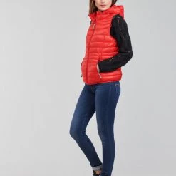 Vêtements Femme Doudounes Esprit LEMARA Rouge -Manteaux Soldes Magasin 20494860 500 C