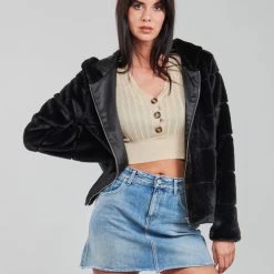 VĂȘtements Femme Manteaux Moony Mood PARINA Noir