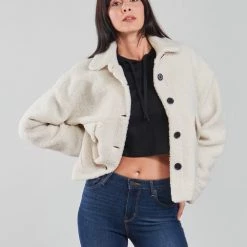 Vêtements Femme Manteaux Yurban PENIEL Ecru