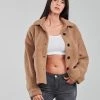 Vêtements Femme Manteaux Yurban PENIEL Marron -Manteaux Soldes Magasin 20549367 500 B