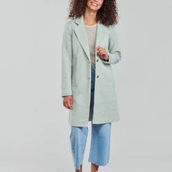 Vêtements Femme Manteaux Only ONLCARRIE Vert