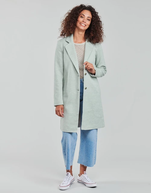Vêtements Femme Manteaux Only ONLCARRIE Vert 3 Vêtements Femme Manteaux Only ONLCARRIE Vert