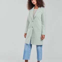 Vêtements Femme Manteaux Only ONLCARRIE Vert 9 Vêtements Femme Manteaux Only ONLCARRIE Vert -Manteaux Soldes Magasin 20629641 500 C