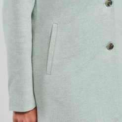 Vêtements Femme Manteaux Only ONLCARRIE Vert 11 Vêtements Femme Manteaux Only ONLCARRIE Vert -Manteaux Soldes Magasin 20629641 500 E