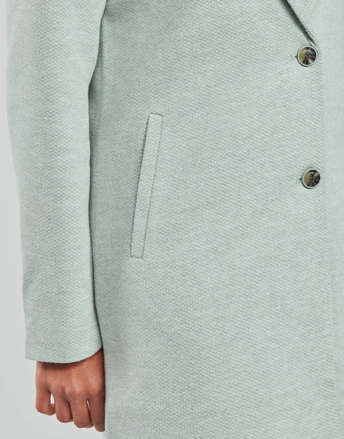 Vêtements Femme Manteaux Only ONLCARRIE Vert 7 Vêtements Femme Manteaux Only ONLCARRIE Vert – Image 5