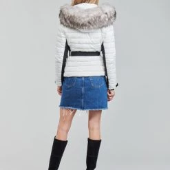 Vêtements Femme Doudounes Moony Mood PILET Blanc -Manteaux Soldes Magasin 20731936 500 D