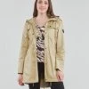 Vêtements Femme Parkas One Step DRISS Beige -Manteaux Soldes Magasin 20804615 500 B