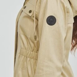 Vêtements Femme Parkas One Step DRISS Beige -Manteaux Soldes Magasin 20804615 500 E