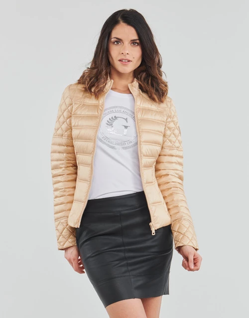 Vêtements Femme Doudounes Guess ORSOLA DOWN JACKET Beige 4 Vêtements Femme Doudounes Guess ORSOLA DOWN JACKET Beige – Image 2