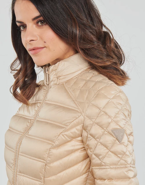 Vêtements Femme Doudounes Guess ORSOLA DOWN JACKET Beige 7 Vêtements Femme Doudounes Guess ORSOLA DOWN JACKET Beige – Image 5