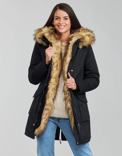 Vêtements Femme Parkas Betty London PATISSON Noir 3 Vêtements Femme Parkas Betty London PATISSON Noir