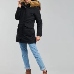 Vêtements Femme Parkas Betty London PATISSON Noir 9 Vêtements Femme Parkas Betty London PATISSON Noir -Manteaux Soldes Magasin 21011403 500 C