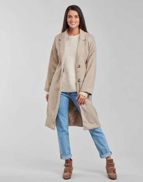 Vêtements Femme Manteaux Betty London PIXIE Beige 3 Vêtements Femme Manteaux Betty London PIXIE Beige