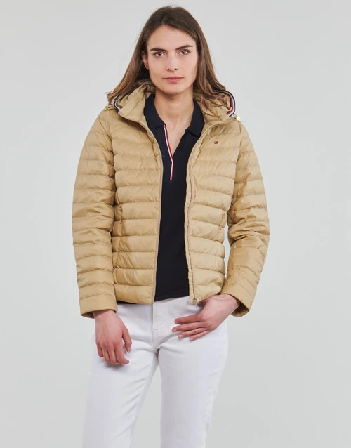 Vêtements Femme Doudounes Tommy Hilfiger TH ESS LW DOWN JKT Camel 4 Vêtements Femme Doudounes Tommy Hilfiger TH ESS LW DOWN JKT Camel – Image 2
